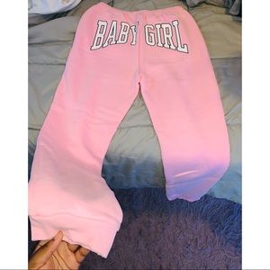 Pink Baby Girl Joggers